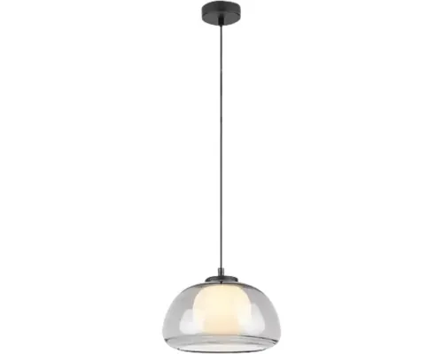 Pendul Rabalux Elowen G9 max. 1x5W, metal negru/sticlă fumurie buc