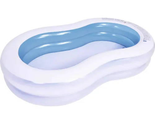 Piscină gonflabilă Fast-Set-Pool Family 240x140x47 cm capacitate 420 l alb/albastru buc