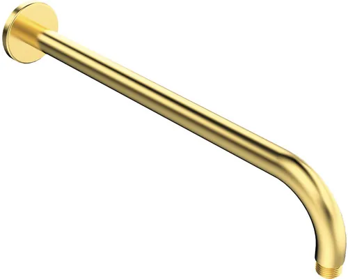 Braț prindere perete pentru duș fix Jungborn Lambda 350 mm auriu mat buc