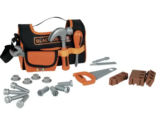 Set joacă Black + Decker gentuță cu unelte buc