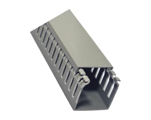 Canal cablu perforat 40x80 mm 2m gri buc