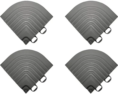Element de colț pentru dală click 6,2x6,2 cm 4 buc. gri închis pac