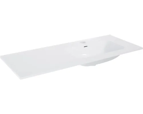 Lavoar încastrat în blat Jungborn 121(80+40)x46 cm alb, cuvă pe dreapta buc