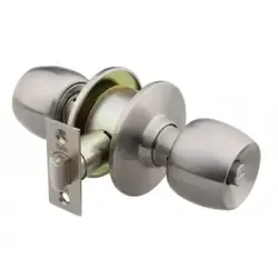 Maner usa intrare knobset cu buton blocaj nichel satin 60mm 40-CY3-5786-BK-3101