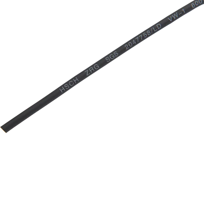 Tub termocontractabil Anco 2.5 - 1.25 mm, negru, 1 m, 10 bucati 10buc