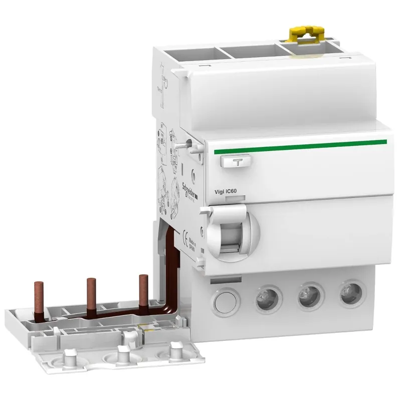 Bloc protectie diferentiala Schneider Electric Vigi iC60 A9V41363, pentru intreruptoare automate iC60, 10 kA, 3P, 63 A, 30 mA, tip AC buc