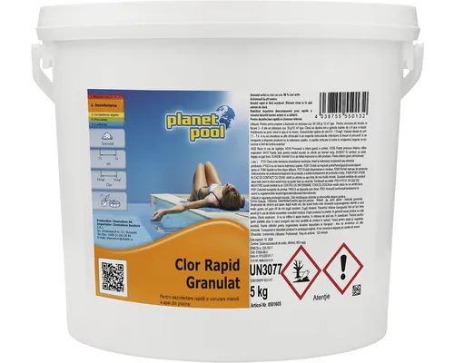 Clor rapid granulat Planet Pool 5 kg buc