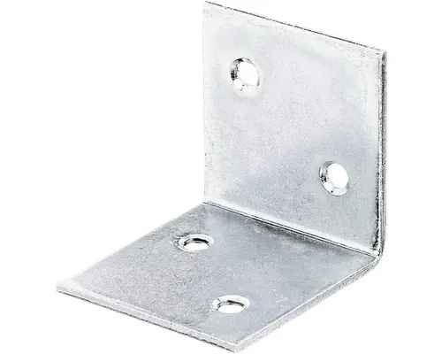 Colțar metalic perforat Alberts 40x40x40x2 mm, oțel zincat galben buc