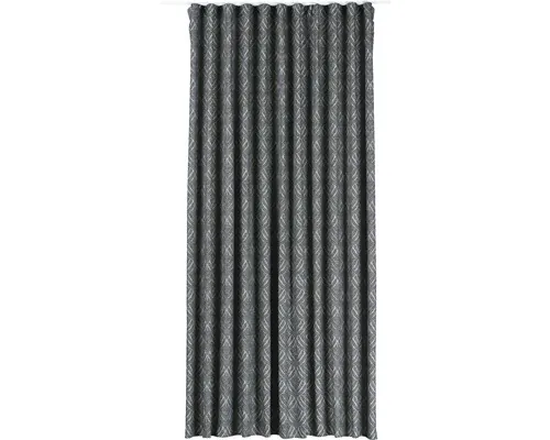 Draperie cu rejansă Solevito Sesimbra jacquard gri 135x245 cm buc