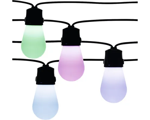 Ghirlandă LED QL Lighting 15 becuri multicolor, Bluetooth, cu telecomandă buc
