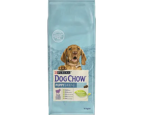 Hrană uscată pentru câini PURINA Dog Chow Puppy cu miel și orez 14 kg buc