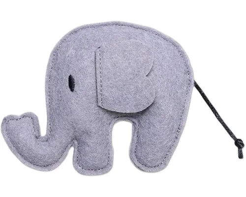 Jucărie pisici Beeztees elefant Noddi cu iarba mâței 15x8x2,5 cm buc