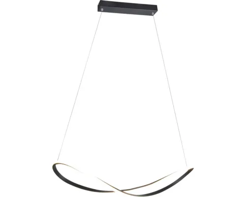Pendul cu LED integrat Klausen Emotion 1x30W 2000 lumeni negru buc