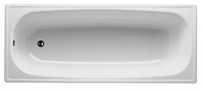 Cada tabla, dreptunghiulara, Fayans, Europa, alb lucios, fara accesorii, 150x70x37.5 cm