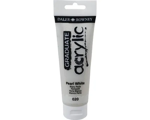 Culoare acrilică Graduate 20 Pearl White 120 ml buc