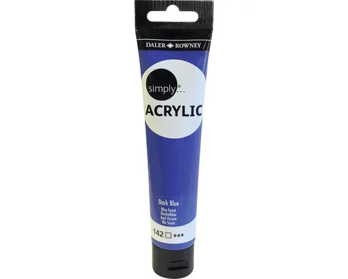 Culoare acrilică Simply 142 Dark Blue 75 ml buc