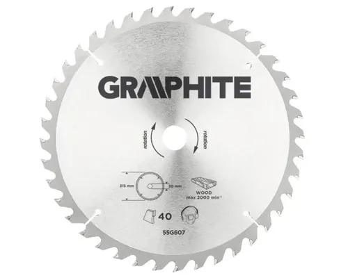 Disc debitare lemn GPH pentru fierăstrău Ø315x30mm buc