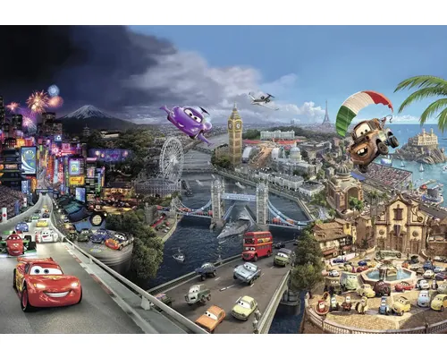 Fototapet hârtie Komar 8-400 Disney Edition 4 Cars World 368x254 cm buc
