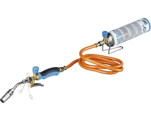 Lampă de lipit cu gaz CFH Turbo de Luxe 2000, furtun 1,5m , incl. 1 butelie buc