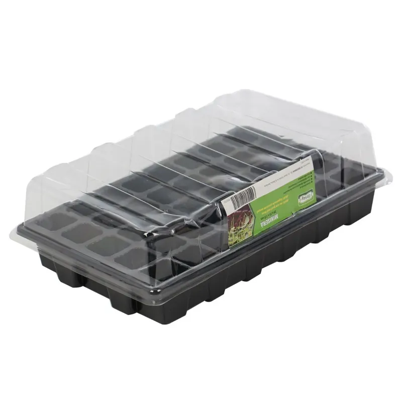 Minisera pentru rasaduri, Versay, T1, PVC, 39 x 25 x 7.5 cm, 40 alveole buc