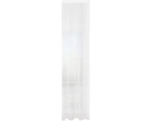 Perdea cu rejansă Solevito Rosario albă 140x260 cm buc