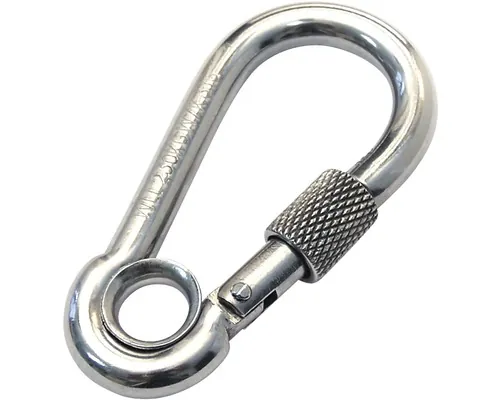 Carabinieră cu piuliță de siguranță Pösamo Nautic Pro 100mm, inox A4 buc