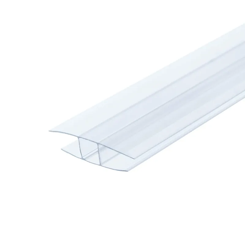 Profil policarbonat H, clar, 10 x 6000 mm, CAR buc