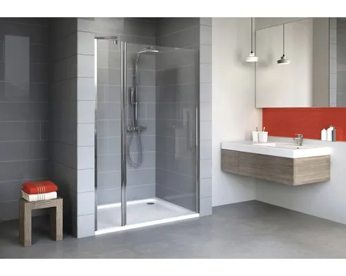 Ușă duș rotativă pentru nişă Schulte Alexa Style 2.0, 100x192 cm, sticlă securizată transparentă, profil crom buc