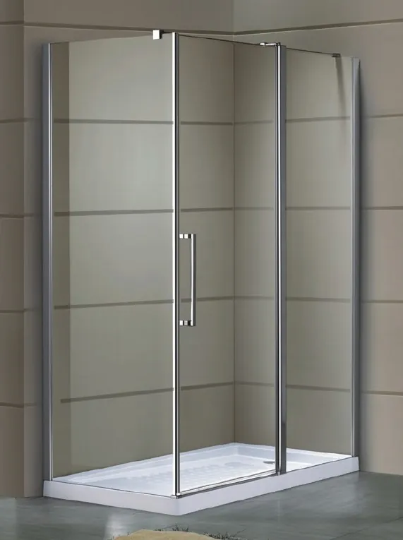 Cabina dus, Romstal, Zeya Ascot, dreptunghiulara, sticla securizata 8 mm, transparenta, profil crom, 120x80x200 cm, dreapta