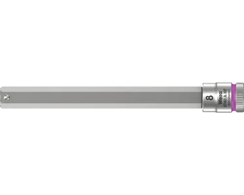 Cap cheie tubulară Wera 8740 A HF Hex-Plus 8x100mm, din oțel crom-vanadiu buc