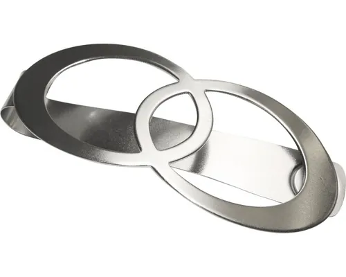 Clemă decorativă Gardinia Infinity aspect de oțel inoxidabil 13,5x5,5 cm buc