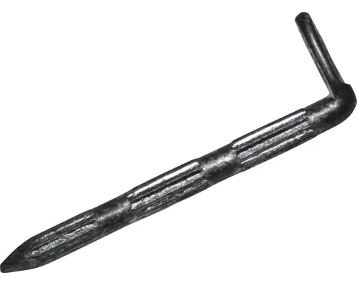 Cuie cu cârlig tip L Dresselhaus 4x40 mm oțel metalizat, 15 bucăți, pentru zidărie pac