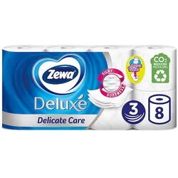 Hartie igienica pure white/delicat care 8 role 3 str Zewa 8buc