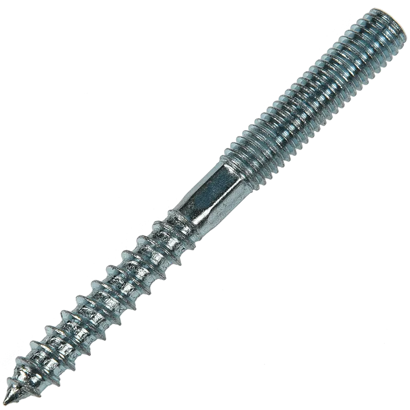 Prezon pentru lemn si metal, otel zincat, M8 x 90 mm, L35/M40