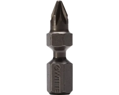 Biți șurubelniță cruce Witte Bitflex 1/4 PZ1 25mm, pachet 2 bucăți