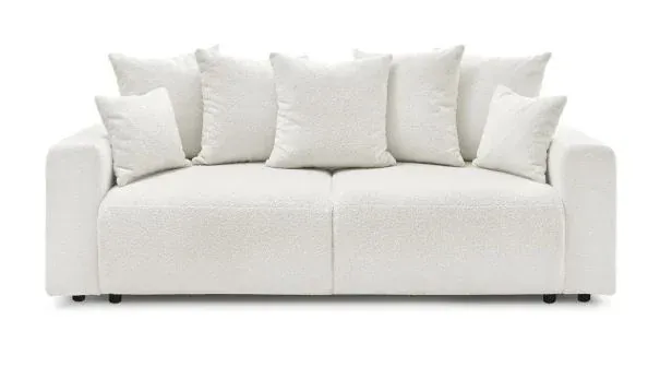 CANAPEA ALB- ANTHOLOGY EXTENSIBILA 3 LOCURI HERA, CU LADA DE DEPOZITARE, 235X93X100 CM