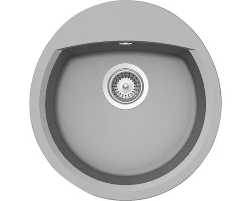 Chiuvetă bucătărie cristalite 1 cuvă Schock Manhattan R-150 49x47 cm fără picurător Croma buc