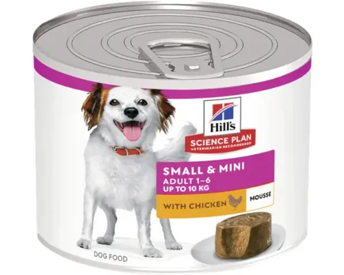 Hrană umedă pentru câini Hill's SP Adult Small & Mini Mousse cu pui 200 g buc