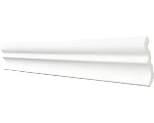 Baghetă decorativă polistiren extrudat BG105/9 albă 200x8,5x6,5 cm buc