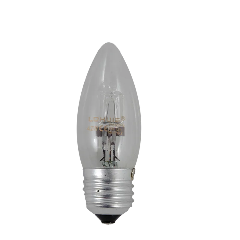 Bec halogen Lohuis, lumanare, E27, 42W