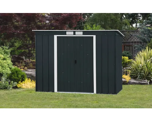 Magazie grădină Duramax Pent Roof 8x4 metal 263x123 cm antracit buc