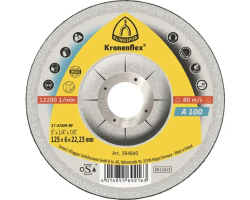 Disc polizare metale Klingspor Ø115mm buc