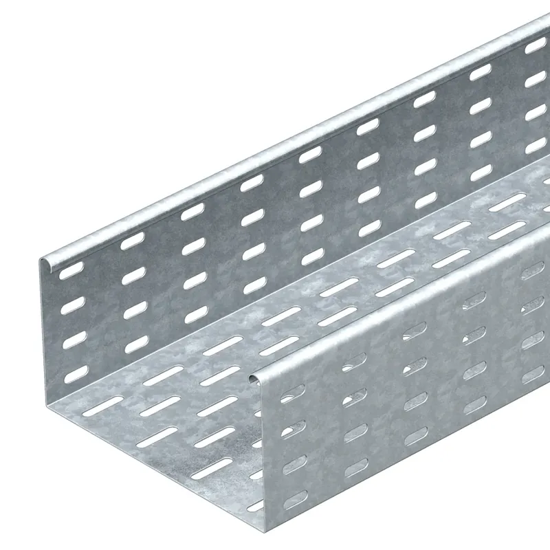 Jgheab metalic MKS FS 6055303, otel zincat, 1 x 60 x 300 mm, cu set legaturi