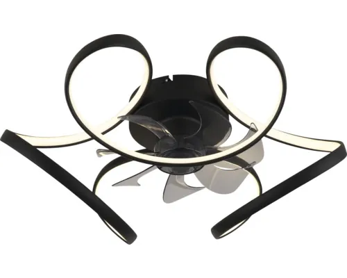 Ventilator tavan cu LED Globo 40W, 4300 lumeni, 20W, CCT 3000–6500K, Ø56 cm, incl. telecomandă buc