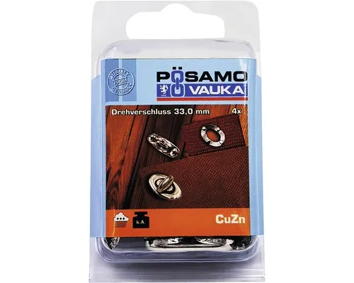 Capse cu închidere prin rotire Pösamo 33mm, 4 buc pac