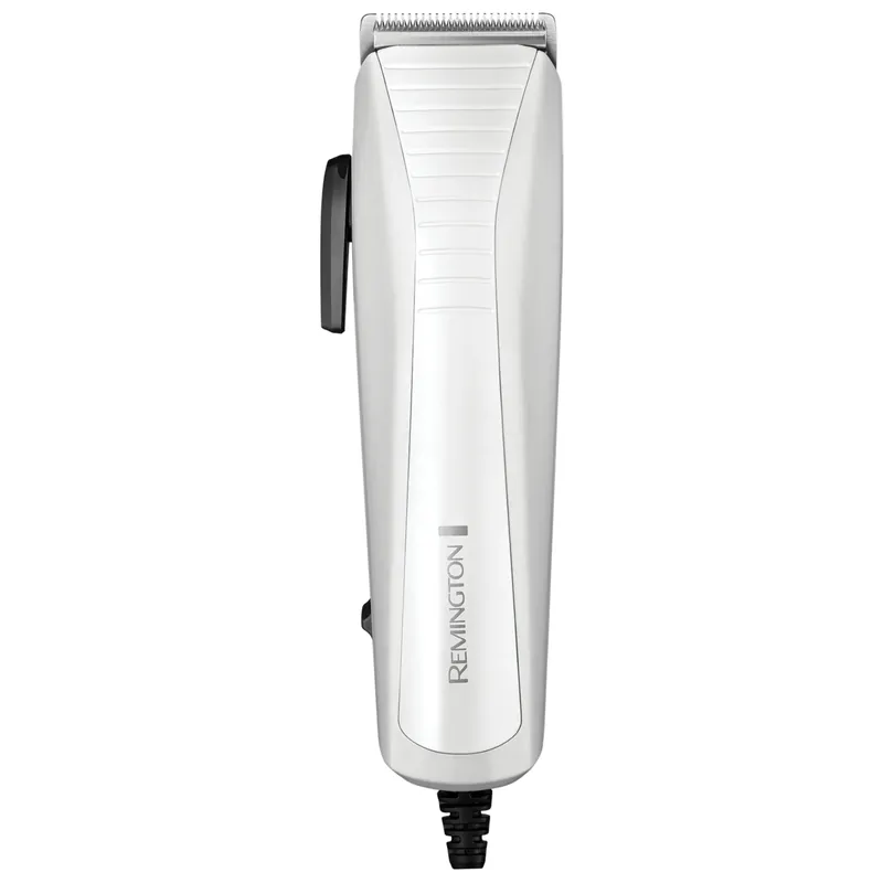 Masina de tuns Remington HC5035, 9 piepteni detasabili, lame din otel inoxidabil, alimentare retea, 1.5 - 25 mm, tehnologie auto-ascutire, alb + gri buc