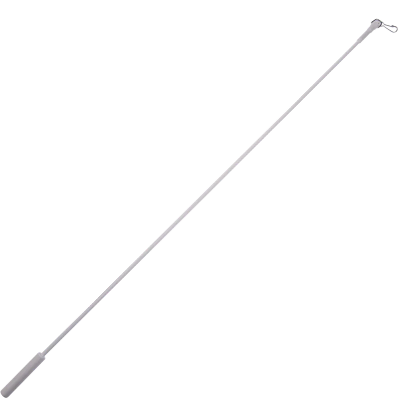 Vergea alba, din plastic, 75 cm