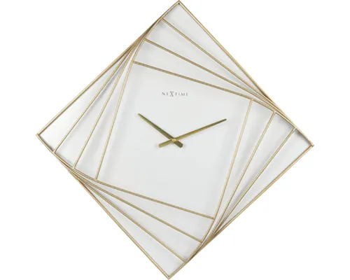 Ceas perete NeXtime Turning Square 85x85 cm buc