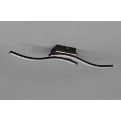 Plafoniera route 2x5w led 500lm 3000k negru R62472135 Trio