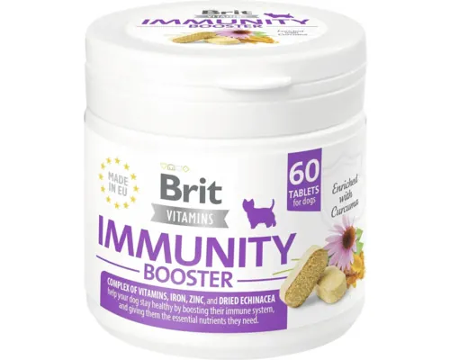 Supliment pentru caini Brit Vitamins Immunity Booster 60 tablete 120 g pac
